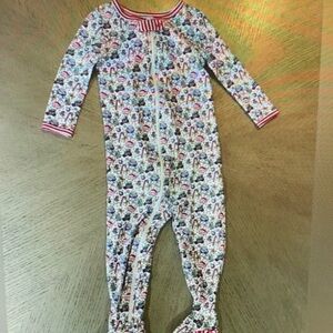 Floral Kids One Piece Pajama